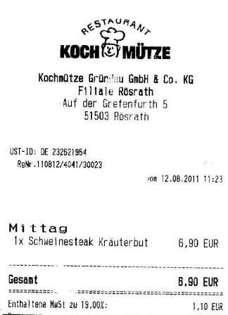 irgm Höffner Kochmütze Restaurant